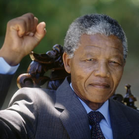 Nelson Mandela on Day After Release