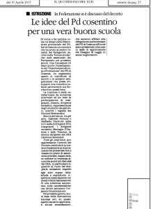 Il Quotidiano del 10 aprile 2015