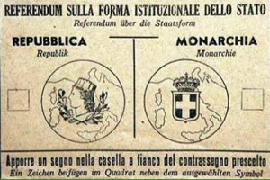 Scheda Referendum Istituzionale