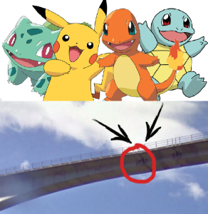 Pokemon sul Ponte di Celico