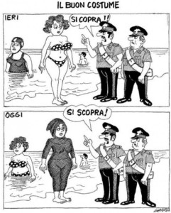 Burkini vignetta Giannelli