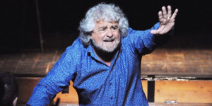 Beppe Grillo Performs In 'Grillo Vs Grillo' In Livorno