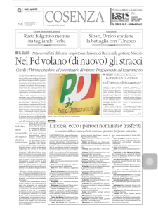 Il Quotidiano del Sud del 3 agosto 2020