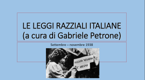 Frontespizio del Power Pont per Seminario del 27 gennaio 2021