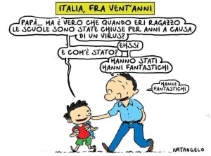 Vignetta sul destino della scuola