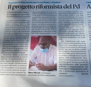 La Gazzetta del Sud del 1 aprile 2021